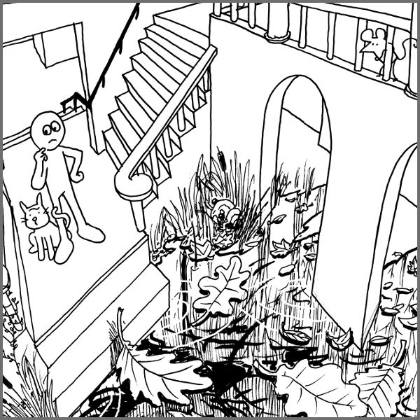 Museum Courtyard: Above &&nbsp;Below