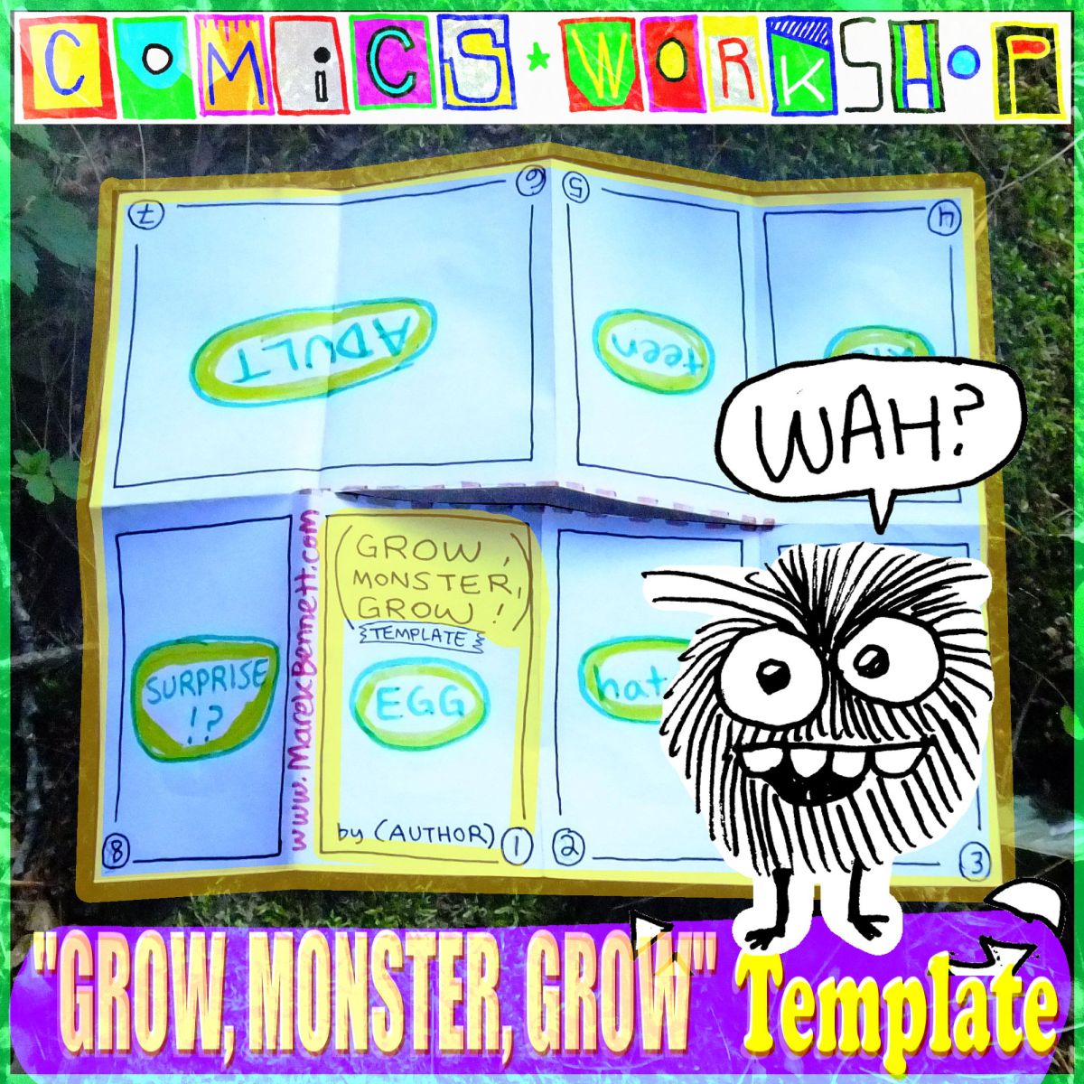 “Grow, Monster, Grow!” (8p&nbsp;Template)