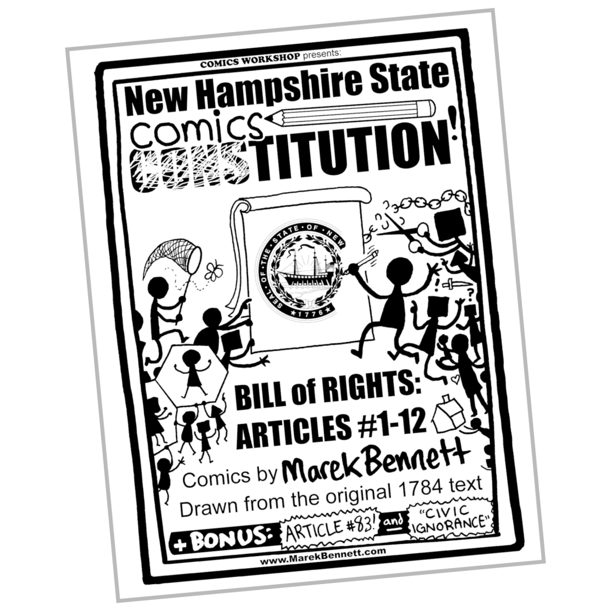 NH State COMICStitution 📖 1784 Bill of Rights (Articles #1-12 &&nbsp;83a)