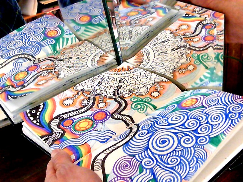 Unfolding A Mirror Doodle (2&nbsp;Methods)