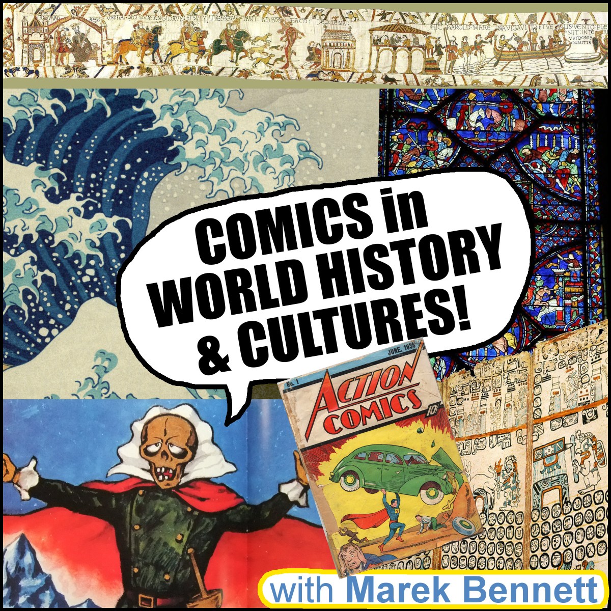 “Comics in World History & Cultures” with Marek&nbsp;Bennett