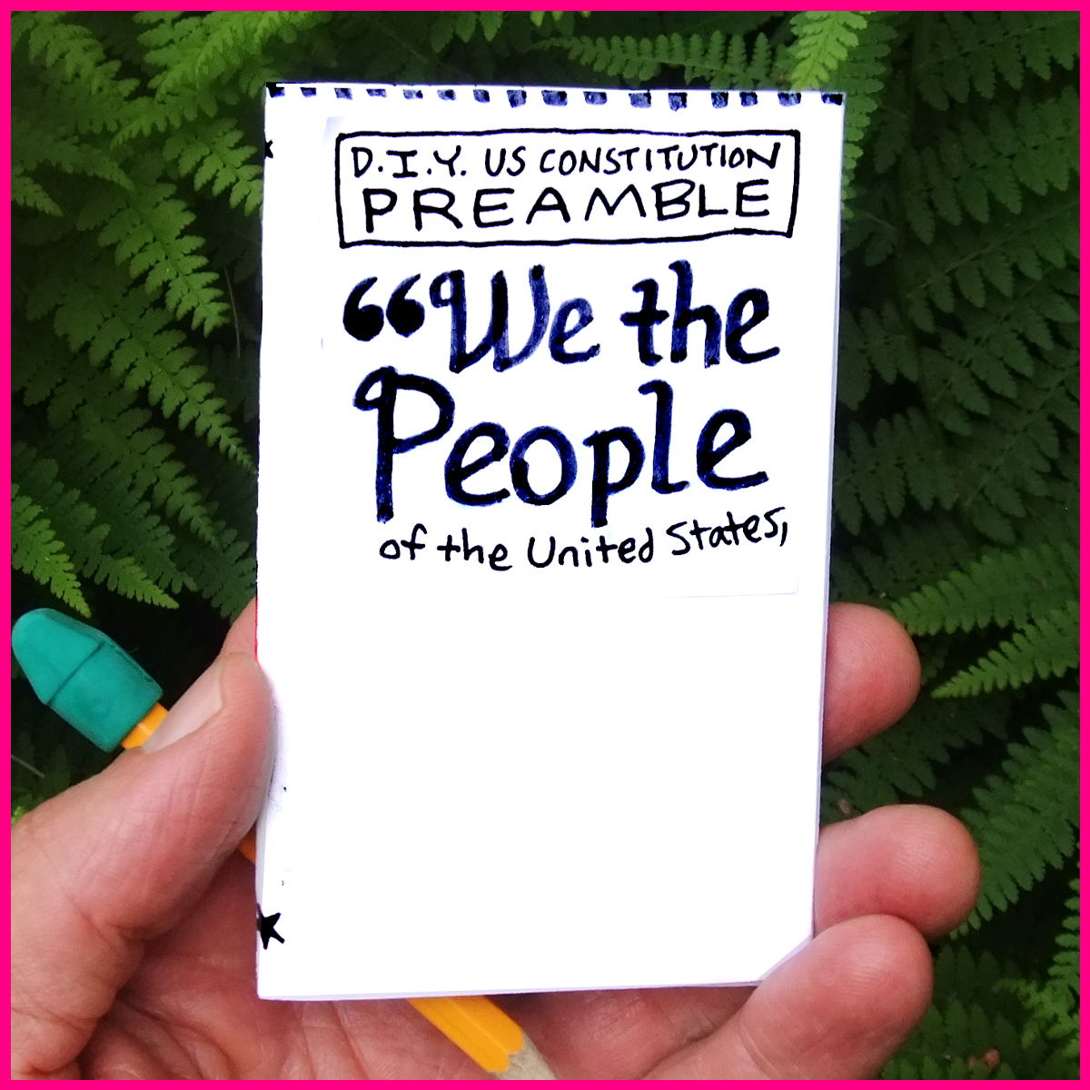 “WE THE PEOPLE” D.I.Y. US Constitution Preamble (8p&nbsp;TEMPLATE)