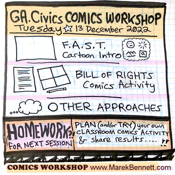 Civics+Comics for Teachers ✏️ Clayton County, Georgia (Dec. 2022 – Jan.&nbsp;2023)