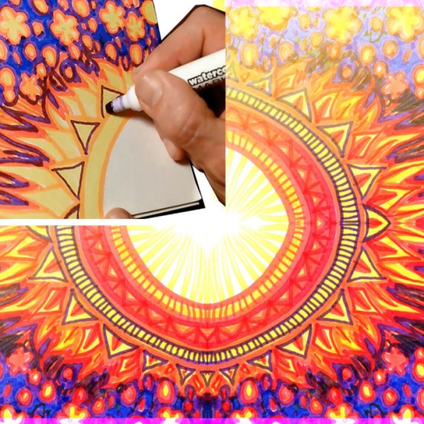 Solstice Star Mirror-Doodle&nbsp;Demo