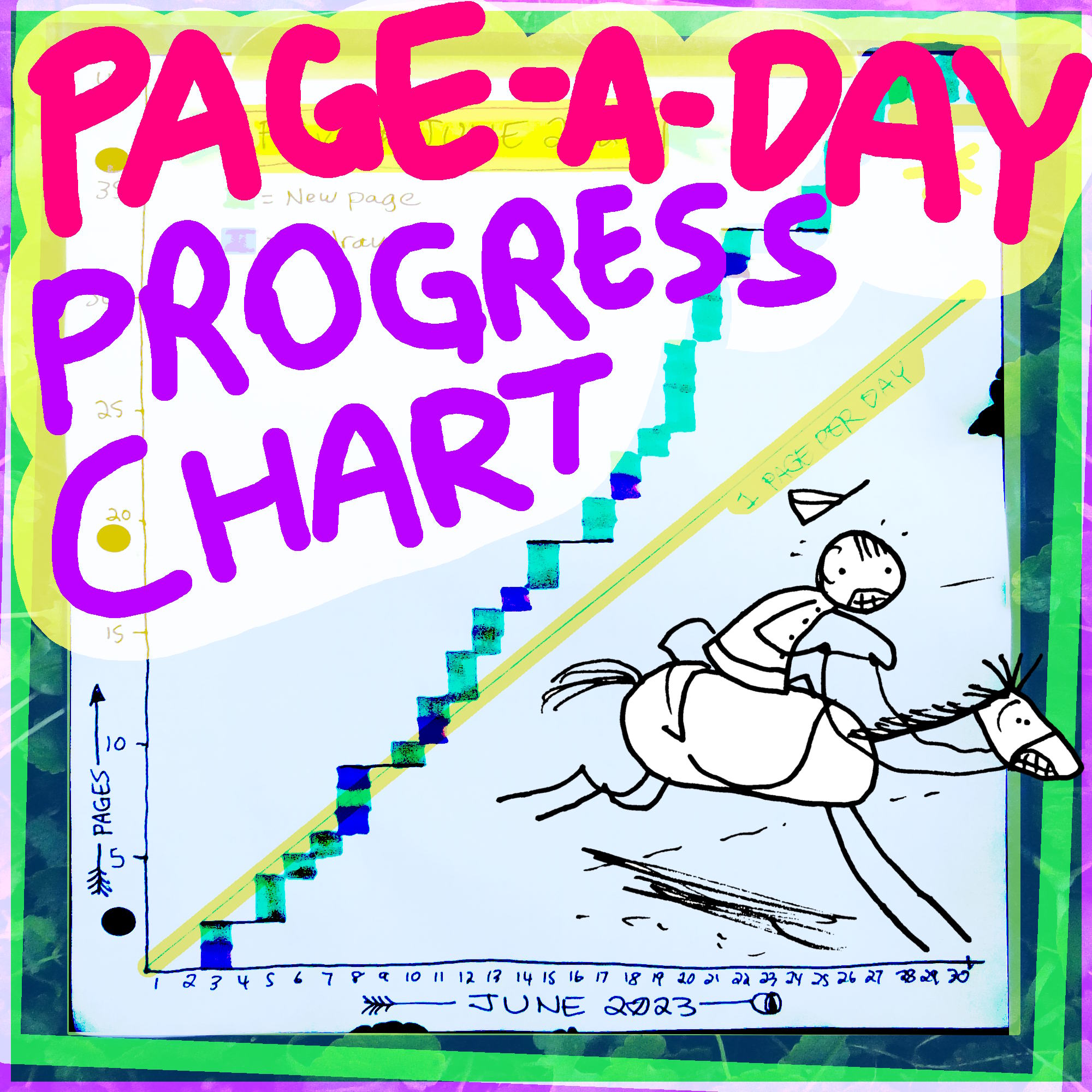Progress Chart Coloring Progress Chartsπ β www.MarekBennett.com
