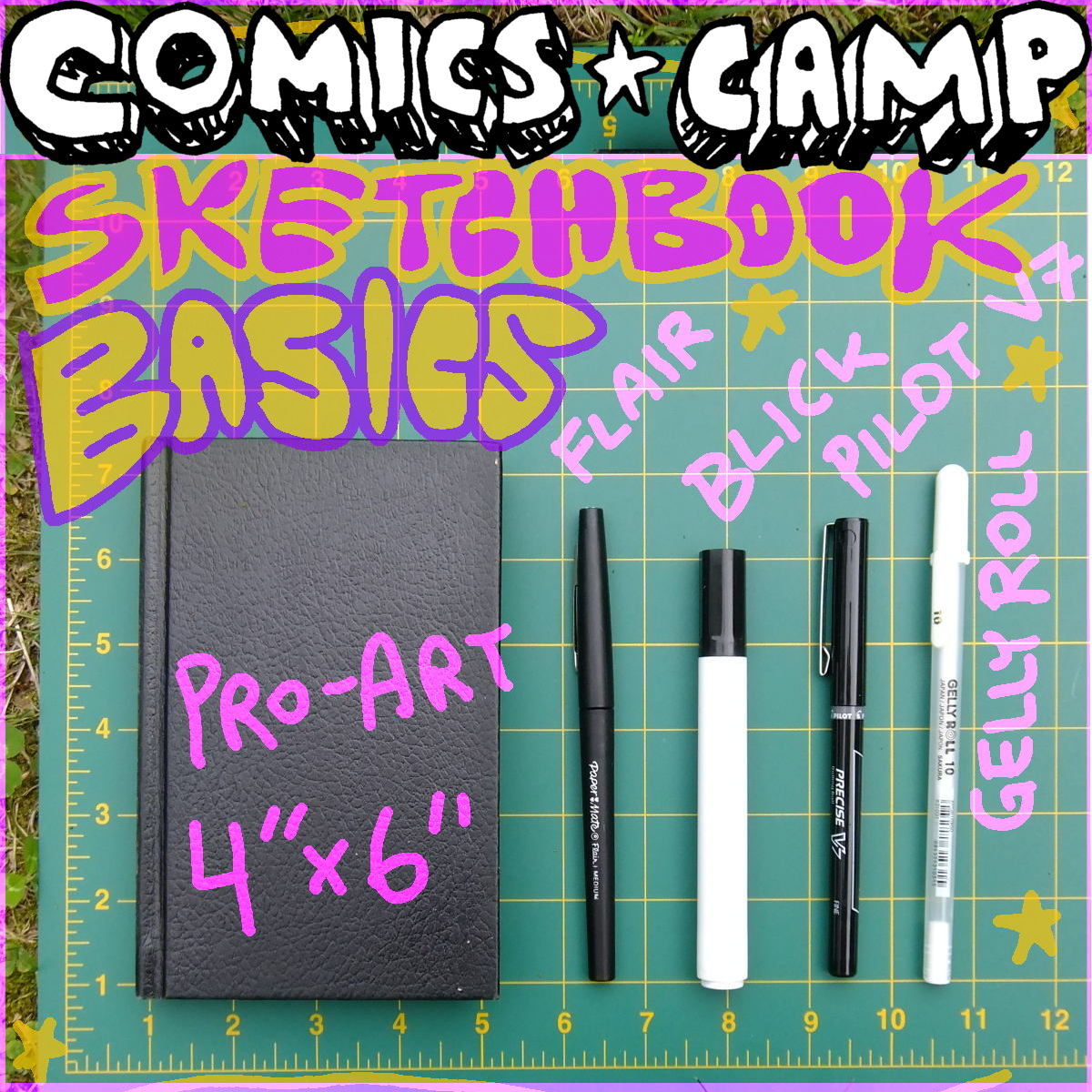 Sketchbook Tools 📖🖊 The Basics – www.MarekBennett.com