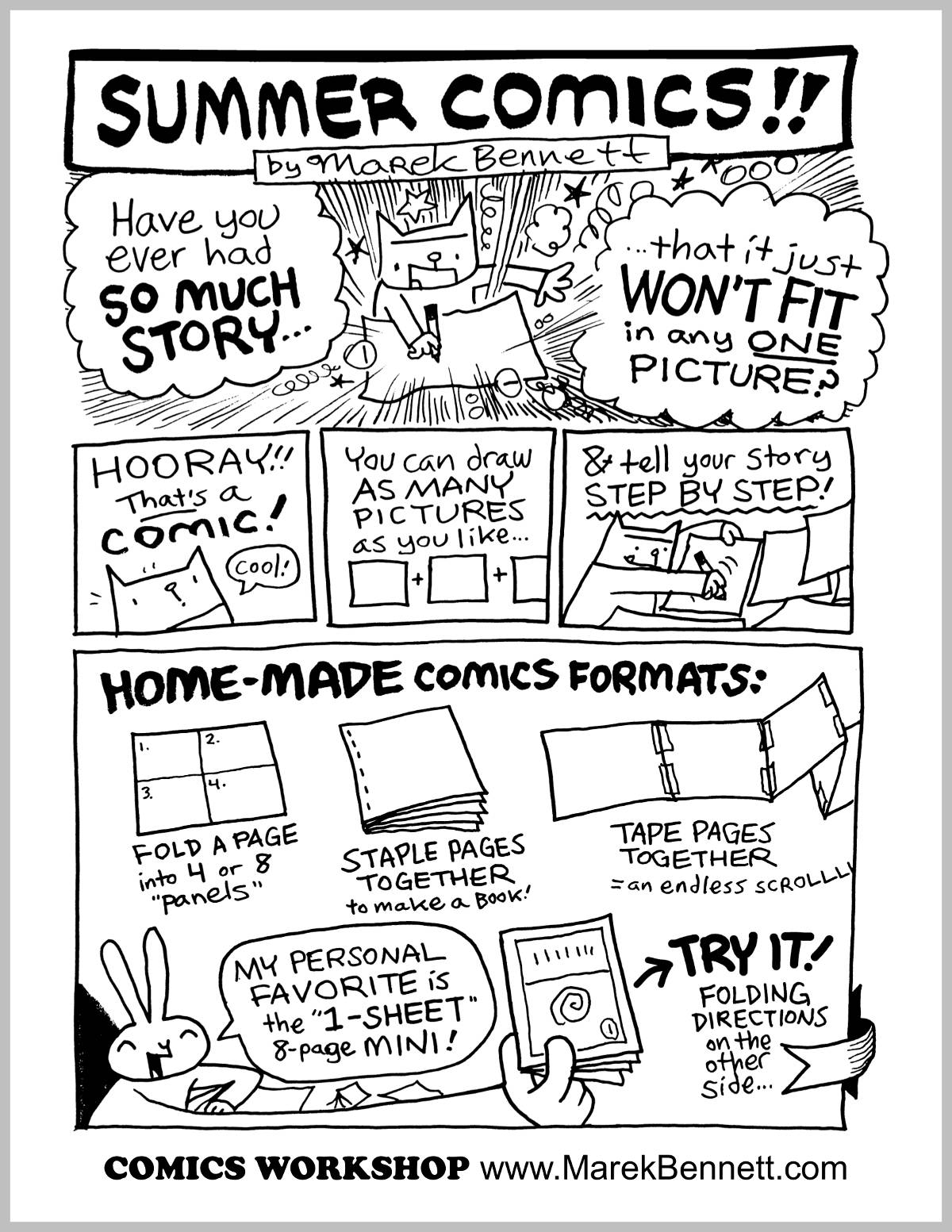 HOME-MADE COMICS Intro – www.MarekBennett.com