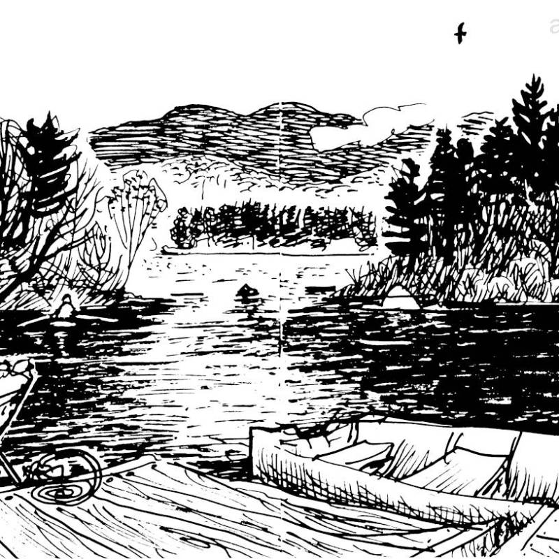 Squam Lake Sketchbook