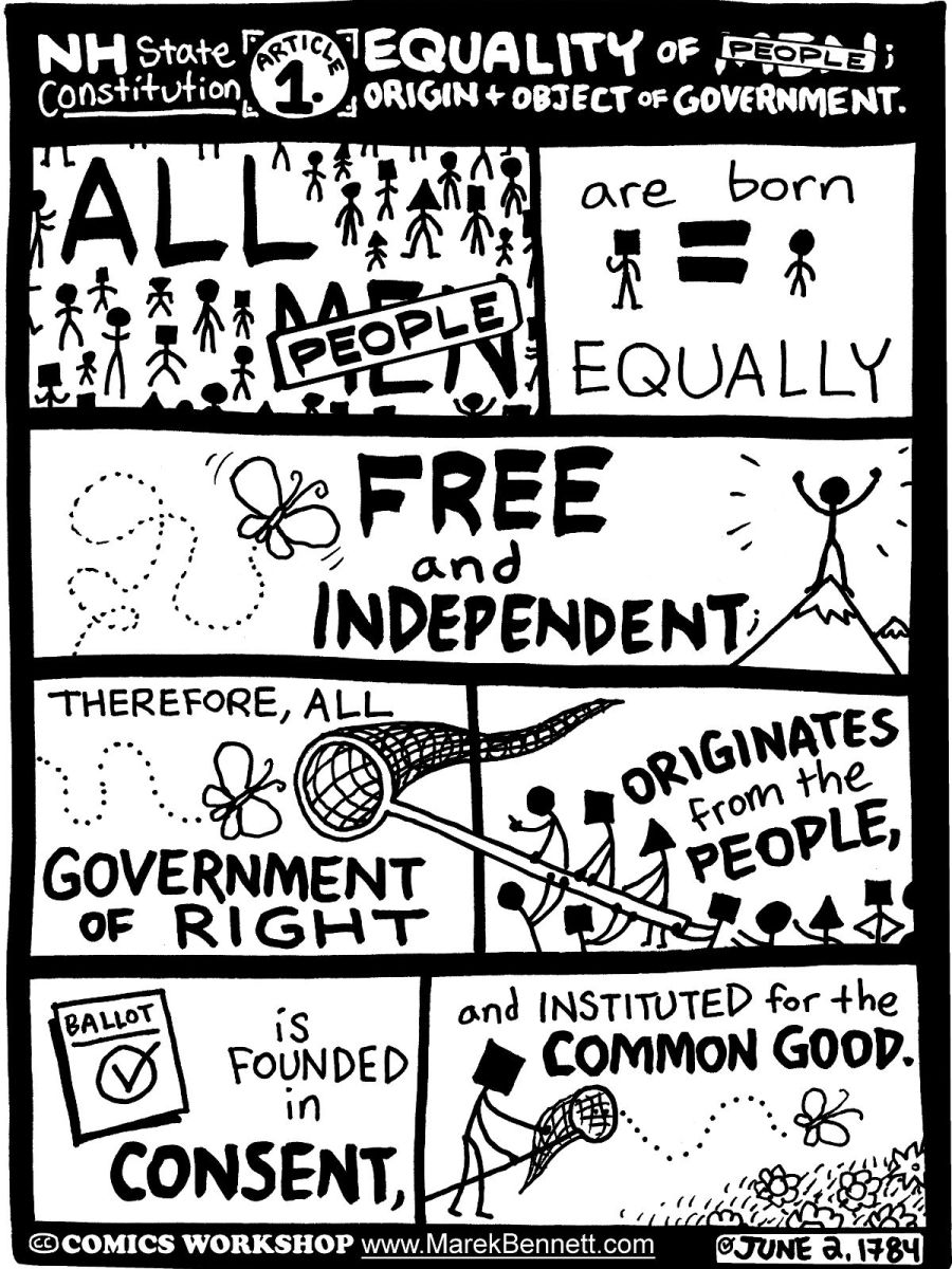 NH COMICStitution / ARTICLE 1:&nbsp;Equality