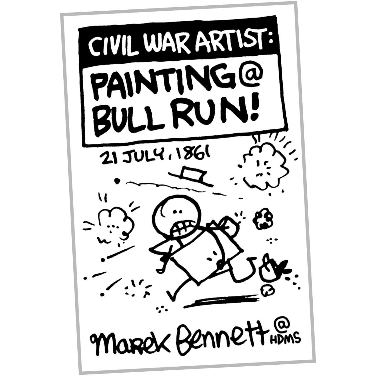 Painting at Bull Run 💣🎨 (21 July,&nbsp;1861)