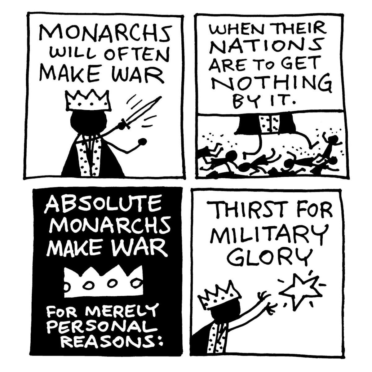 “Monarchs will often make war” 👑💣 John Jay / Federalist #4&nbsp;(1787)